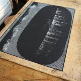 Big Black | Limited-editions, Engraveringer | Tomasz Winiarski | Beauton Art Gallery limited-editions, engraveringer, abstrakte, grafiske, landskab, monokrome, natur, mønstre, himle, sorte, grå, hvide, blæk, papir,  print, abstrakte-former, atmosfære, sort-hvide, sceneri, Buy original high quality art. Paintings, drawings, limited edition prints & posters by talented artists.