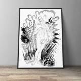 kunsttryk, gliceé, æstetiske, figurative, monokrome, portræt, kroppe, botanik, seksualitet, sorte, hvide, blæk, papir, sort-hvide, samtidskunst, dansk, dekorative, design, erotiske, blomster, interiør, bolig-indretning, moderne, moderne-kunst, nordisk, nøgen, skandinavisk, seksuel, Køb original kunst og kunstplakater. Malerier, tegninger, limited edition kunsttryk & plakater af dygtige kunstnere.