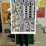 plakater-posters-kunsttryk, giclee-tryk, børnevenlige, figurative, grafiske, pop, arkitektur, tegneserier, sorte, blå, gule, blæk, papir, arkitektoniske, bygninger, byer, samtidskunst, københavn, dansk, design, interiør, bolig-indretning, moderne, moderne-kunst, nordisk, Køb original kunst og kunstplakater. Malerier, tegninger, limited edition kunsttryk & plakater af dygtige kunstnere.