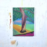 Stevnsgade | Malerier | Rafael Guerrero Céspedes | Beauton Art Gallery malerier, æstetiske, nordisk, landskab, eskspressionisme, Scandinavisk, botanik, stemninger, forår, natur, årstider, gule, pink, grønne, lillae, blå,  bomuldslærred, olie, atmosfære, smukke, samtidskunst, træer, dag, dekorative, urban, lodret, moderne-kunst, naturlig, naturealistiske, udendørs, sceneri, sommer, symbolsk, rolige, vilde, københavn, Køb original kunst og kunstplakater. Malerier, tegninger, limited edition kunsttryk & plakater af dygtige kunstnere.