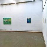 I am the palm | Malerier | Rafael Guerrero Céspedes | Beauton Art Gallery malerier, æstetiske, farverige, ekspressionistiske, geometriske, landskab, arkitektur, botanik, natur, blå, orange,  bomuldslærred, olie, bygninger, dansk, dekorative, design, ekspressionisme, interiør, bolig-indretning, moderne, moderne-kunst, planter, hav, træer, levende, Køb original kunst og kunstplakater. Malerier, tegninger, limited edition kunsttryk & plakater af dygtige kunstnere.