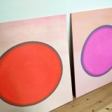 malerier, æstetiske, farverige, geometriske, surrealistiske, stemninger, videnskab, himmel, orange, pastel, pink, akryl,  bomuldslærred, abstrakte-former, atmosfære, smukke, samtidskunst, københavn, moderne, moderne-kunst, nordisk, det-ydre-rum, skandinavisk, symbolsk, symmetri, rolige, levende, Køb original kunst og kunstplakater. Malerier, tegninger, limited edition kunsttryk & plakater af dygtige kunstnere.