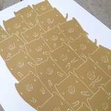 plakater-posters-kunsttryk, silketryk, børnevenlige, grafiske, illustrative, pop, tegneserier, børn, humor, kæledyr, beige, brune, hvide, akryl, papir, abstrakte-former, sjove, sød, dansk, interiør, bolig-indretning, moderne, nordisk, plakater, street-art, Køb original kunst og kunstplakater. Malerier, tegninger, limited edition kunsttryk & plakater af dygtige kunstnere.