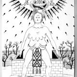 Divine | Tegninger | Marthe Jung | Beauton Art Gallery tegninger, figurative, monokrome, portræt, surrealistiske, kroppe, kæledyr, seksualitet, vilde-dyr, sorte, hvide, artliner, blæk, papir, sort-hvide, dansk, dekorative, design, interiør, bolig-indretning, nordisk, skandinavisk, vilde-dyr, Køb original kunst og kunstplakater. Malerier, tegninger, limited edition kunsttryk & plakater af dygtige kunstnere.