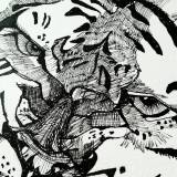 illustrationer. Udtryksfuldt moderne kunst. dyr. talentfulde kunstnere, online kunstgalleri.