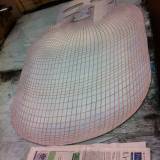 Gauss - 140 x 100 cm. Limited edition linoleumstryk af Marta Banaszak GAS CYLINDER linocut_printing process