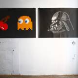 CHERRY linocut_exhibition