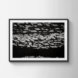 Perpetuum Mobile LIX | Kunsttryk, Engraveringer | Tomasz Winiarski | Beauton Art Gallery kunsttryk, engraveringer, abstrakte, æstetiske, monokrome, arkitektur, bevægelse, mønstre, sorte, grå, hvide, blæk, papir, abstrakte-former, dekorative, design, interiør, bolig-indretning, nordisk, skandinavisk, Køb original kunst og kunstplakater. Malerier, tegninger, limited edition kunsttryk & plakater af dygtige kunstnere.