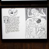 Låsesmedsfilerne XVII | Tegninger | Halfdan Pisket | Beauton Art Gallery tegninger, grafiske, illustrative, monokrome, portræt, kroppe, tegneserier, seksualitet, sorte, hvide, artliner, papir, tusch, erotiske, mænd, nøgen, seksuel, Køb original kunst og kunstplakater. Malerier, tegninger, limited edition kunsttryk & plakater af dygtige kunstnere.