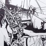 interessant kunst, grafiske tegninger, arkitektur, graffiti, street art, abstrakte illustrationer, abstrakt, dygtige kunstnere, det kongelige kunstakademi