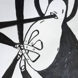 Things i see when I close my eyes #4 | Tegninger | My Buemann | Beauton Art Gallery tegninger, børnevenlige, grafiske, monokrome, pop, tegneserier, humor, mønstre, sorte, papir, tusch, abstrakte-former, dansk, dekorative, design, interiør, bolig-indretning, nordisk, skandinavisk, street-art, Køb original kunst og kunstplakater. Malerier, tegninger, limited edition kunsttryk & plakater af dygtige kunstnere.