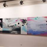 malerier, abstrakte, farverige, landskab, botanik, natur, mønstre, himmel, sorte, blå, grå,  bomuldslærred, olie, atmosfære, sceneri, levende, vand, Køb original kunst af den højeste kvalitet. Malerier, tegninger, limited edition kunsttryk & plakater af dygtige kunstnere.