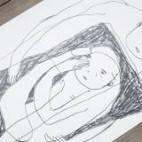 tegninger, ekspressionistiske, grafiske, illustrative, minimalistiske, kroppe, hverdagsliv, stemninger, sorte, hvide, papir, blyant, abstrakte-former, samtidskunst, dekorative, interiør, bolig-indretning, kærlighed, moderne, moderne-kunst, romantiske, street-art, Køb original kunst og kunstplakater. Malerier, tegninger, limited edition kunsttryk & plakater af dygtige kunstnere.