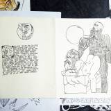 Låsesmedsfilerne XIV | Tegninger | Halfdan Pisket | Beauton Art Gallery tegninger, figurative, illustrative, portræt, surrealistiske, kroppe, seksualitet, sorte, hvide, artliner, papir, erotiske, mænd, nøgen, seksuel, Køb original kunst og kunstplakater. Malerier, tegninger, limited edition kunsttryk & plakater af dygtige kunstnere.