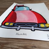 plakater-posters-kunsttryk, giclee-tryk, børnevenlige, figurative, grafiske, illustrative, pop, tegneserier, humor, bevægelse, transportmidler, pink, røde, blæk, papir, sjove, biler, samtidskunst, dansk, dekorative, interiør, bolig-indretning, moderne, moderne-kunst, nordisk, plakater, skandinavisk, Køb original kunst og kunstplakater. Malerier, tegninger, limited edition kunsttryk & plakater af dygtige kunstnere.