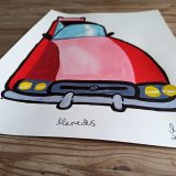 plakater-posters-kunsttryk, giclee-tryk, børnevenlige, figurative, grafiske, illustrative, pop, tegneserier, humor, bevægelse, transportmidler, pink, røde, blæk, papir, sjove, biler, samtidskunst, dansk, dekorative, interiør, bolig-indretning, moderne, moderne-kunst, nordisk, plakater, skandinavisk, Køb original kunst og kunstplakater. Malerier, tegninger, limited edition kunsttryk & plakater af dygtige kunstnere.