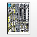 plakater-posters-kunsttryk, giclee-tryk, børnevenlige, figurative, grafiske, illustrative, arkitektur, tegneserier, stemninger, himmel, sorte, blå, grå, hvide, gule, blæk, papir, arkitektoniske, smukke, bygninger, byer, samtidskunst, københavn, dansk, dekorative, design, interiør, bolig-indretning, moderne, nordisk, plakater, tryk, skandinavisk, street-art, gader, Køb original kunst og kunstplakater. Malerier, tegninger, limited edition kunsttryk & plakater af dygtige kunstnere.