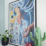 Act of Pattern, Studium | Plakater-posters-kunsttryk, Giclee-tryk | Aleksandra Kalisz | Beauton Art Gallery plakater-posters-kunsttryk, giclee-tryk, farverige, figurative, grafiske, portræt, kroppe, mønstre, religion, beige, blå, røde, hvide, gule, blæk, papir, smukke, samtidskunst, dansk, dekorative, design, kvindelig, blomster, interiør, bolig-indretning, kærlighed, naturlig, naturealistiske, nordisk, romantiske, skandinavisk, levende, kvinder, Køb original kunst og kunstplakater. Malerier, tegninger, limited edition kunsttryk & plakater af dygtige kunstnere.