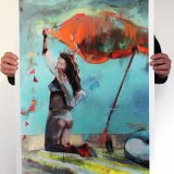 Lost in Celebration IX | Plakater-posters-kunsttryk, Giclee-tryk | Marck Fink | Limited edition gicleé kunstplakat af Marck FinkBegrænset oplag på 300. Signeret og nummeret af kunstnerenTrykt med high-grade pigmenteret blæk på 270 gr./m2 kunstpapirPasser til en standard 50x70 ramme. Ramme er ikke inkluderet. | Beauton Art Gallery plakater-posters-kunsttryk, giclee-tryk, æstetiske, farverige, figurative, grafiske, landskab, portræt, kroppe, natur, havet, mennesker, himmel, guld, grønne, orange, turkise, gule, blæk, strand, smukke, dansk, dekorative, design, kvindelig, interiør, bolig-indretning, moderne, moderne-kunst, nordisk, planter, plakater, flotte, skandinavisk, kvinder, Køb original kunst og kunstplakater. Malerier, tegninger, limited edition kunsttryk & plakater af dygtige kunstnere.