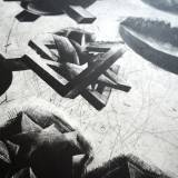 Perpetuum Mobile LXIX | Kunsttryk, Engraveringer | Tomasz Winiarski | Beauton Art Gallery kunsttryk, engraveringer, abstrakte, geometriske, grafiske, landskab, monokrome, natur, mønstre, sorte, grå, hvide, blæk, papir, abstrakte-former, efterår, sort-hvide, dansk, dekorative, design, interiør, bolig-indretning, nordisk, skandinavisk, sceneri, Køb original kunst og kunstplakater. Malerier, tegninger, limited edition kunsttryk & plakater af dygtige kunstnere.