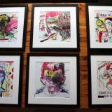 Dance | Tegninger | Simon Buch | Beauton Art Gallery tegninger, farverige, illustrative, pop, tegneserier, typografi, sorte, lillae, røde, papir, tusch, blyant, sjove, lyse, samtidskunst, dansk, design, interiør, bolig-indretning, kærlighed, mænd, moderne, moderne-kunst, nordisk, pop-art, skandinavisk, skitse, firkantet, street-art, levende, ord, Køb original kunst og kunstplakater. Malerier, tegninger, limited edition kunsttryk & plakater af dygtige kunstnere.