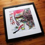 malerier illustrationer online galleri moderne kunst bolig indretning design grafik hjem gallerie