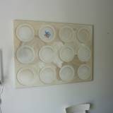 Maleri til salg lyse farver beige hvid