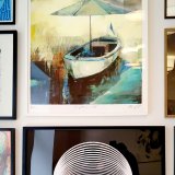 plakater-posters-kunsttryk, giclee-tryk, ekspressionistiske, figurative, geometriske, grafiske, bevægelse, natur, havet, sejlads, himmel, transportmidler, beige, blå, grønne, lillae, blæk, papir, atmosfære, strand, smukke, både, samtidskunst, københavn, ekspressionisme, interiør, bolig-indretning, moderne-kunst, nordisk, udendørs, skandinavisk, sommer, sol, symbolsk, rejse, vand, Køb original kunst og kunstplakater. Malerier, tegninger, limited edition kunsttryk & plakater af dygtige kunstnere.