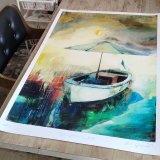 plakater-posters-kunsttryk, giclee-tryk, ekspressionistiske, figurative, geometriske, grafiske, bevægelse, natur, havet, sejlads, himmel, transportmidler, beige, blå, grønne, lillae, blæk, papir, atmosfære, strand, smukke, både, samtidskunst, københavn, ekspressionisme, interiør, bolig-indretning, moderne-kunst, nordisk, udendørs, skandinavisk, sommer, sol, symbolsk, rejse, vand, Køb original kunst og kunstplakater. Malerier, tegninger, limited edition kunsttryk & plakater af dygtige kunstnere.