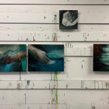 All inclusive I | Malerier | Marck Fink | Beauton Art Gallery malerier, farverige, ekspressionistiske, figurative, grafiske, hverdagsliv, mennesker, beige, blå, grønne, orange, akryl, kul,  bomuldslærred, olie, samtidskunst, københavn, dansk, drinks, ekspressionisme, interiør, bolig-indretning, moderne-kunst, nordisk, udendørs, skandinavisk, sommer, sol, symbolsk, rejse, Køb original kunst og kunstplakater. Malerier, tegninger, limited edition kunsttryk & plakater af dygtige kunstnere.