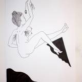 tegninger, æstetiske, figurative, monokrome, portræt, kroppe, stemninger, seksualitet, sorte, hvide, artliner, papir, sort-hvide, nøgenhed, Køb original kunst af den højeste kvalitet. Malerier, tegninger, limited edition kunsttryk & plakater af dygtige kunstnere.