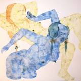 Zouc | Tegninger, Gouache | Marthe Jung | Beauton Art Gallery tegninger, gouache, æstetiske, figurative, portræt, kroppe, stemninger, seksualitet, blå, gule, gouache, papir, erotiske, ekspressionisme, nøgenhed, seksuel, Køb original kunst af den højeste kvalitet. Malerier, tegninger, limited edition kunsttryk & plakater af dygtige kunstnere.