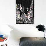 plakater-posters-kunsttryk, giclee-tryk, farverige, geometriske, pop, arkitektur, mønstre, kæledyr, himmel, sorte, røde, hvide, gule, blæk, papir, arkitektoniske, atmosfære, bygninger, københavn, dansk, dekorative, design, interiør, bolig-indretning, nordisk, skandinavisk, street-art, levende, Køb original kunst og kunstplakater. Malerier, tegninger, limited edition kunsttryk & plakater af dygtige kunstnere.