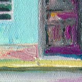 malerier, farverige, figurative, landskab, pop, arkitektur, stemninger, årstider, himmel, pastel, pink, turkise, gule,  bomuldslærred, olie, arkitektoniske, smukke, lyse, bygninger, byer, samtidskunst, sød, dag, dekorative, design, detaljerigt, fantasi, vandret, huse, interiør, bolig-indretning, moderne, moderne-kunst, udendørs, romantiske, sceneri, gader, sommer, sol, rolige, urban, Køb original kunst og kunstplakater. Malerier, tegninger, limited edition kunsttryk & plakater af dygtige kunstnere.