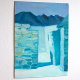 malerier, farverige, figurative, landskab, minimalistiske, arkitektur, stemninger, himmel, blå, pastel, lillae, turkise, papir, olie, arkitektoniske, atmosfære, smukke, bygninger, samtidskunst, dekorative, design, huse, impressionisme, interiør, bolig-indretning, moderne, moderne-kunst, bjerge, udendørs, flotte, romantiske, sceneri, firkantet, symbolsk, symmetri, rolige, rejse, vinduer, Køb original kunst og kunstplakater. Malerier, tegninger, limited edition kunsttryk & plakater af dygtige kunstnere.