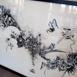 Uden titel VII | Tegninger | Ola Juliussen | Original tegning af Ola Juliussen.Indrammet i håndlavet sort træramme. | Beauton Art Gallery tegninger, æstetiske, ekspressionistiske, grafiske, illustrative, monokrome, arkitektur, botanik, tegneserier, bevægelse, mønstre, sorte, hvide, blæk, papir, tusch, abstrakte-former, arkitektoniske, sort-hvide, samtidskunst, dansk, dekorative, interiør, bolig-indretning, moderne, moderne-kunst, nordisk, skandinavisk, street-art, Køb original kunst og kunstplakater. Malerier, tegninger, limited edition kunsttryk & plakater af dygtige kunstnere.