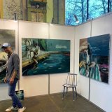 The Picnic | Malerier | Marck Fink | "The Picnic"Originalt oliemaleri af Marck Fink | Beauton Art Gallery malerier, farverige, figurative, grafiske, portræt, kroppe, natur, havet, mennesker, himmel, blå, grønne, turkise, akryl, hørlærred, olie, strand, dansk, dekorative, interiør, bolig-indretning, moderne, moderne-kunst, nordisk, skandinavisk, hav, sommer, Køb original kunst og kunstplakater. Malerier, tegninger, limited edition kunsttryk & plakater af dygtige kunstnere.