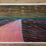 tegninger, malerier, farverige, grafiske, illustrative, landskab, minimalistiske, bevægelse, mønstre, himmel, sorte, blå, pastel, pink, kridt, papir, lyse, samtidskunst, moderne, moderne-kunst, bjerge, flotte, rolige, Køb original kunst og kunstplakater. Malerier, tegninger, limited edition kunsttryk & plakater af dygtige kunstnere.