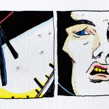 Untitled XXVII | Tegninger | Halfdan Pisket | Beauton Art Gallery tegninger, grafiske, illustrative, pop, portræt, tegneserier, hverdagsliv, stemninger, mennesker, sorte, hvide, gule, blæk, papir, akvarel, samtidskunst, ansigter, moderne, moderne-kunst, skitse, Køb original kunst og kunstplakater. Malerier, tegninger, limited edition kunsttryk & plakater af dygtige kunstnere.