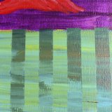 Lost & Found | Malerier | Anja Hemmingsen | Beauton Art Gallery malerier, farverige, figurative, landskab, surrealistiske, botanik, natur, mønstre, grønne, lillae, røde, akryl,  bomuldslærred, abstrakte-former, sceneri, hav, træer, levende, Køb original kunst og kunstplakater. Malerier, tegninger, limited edition kunsttryk & plakater af dygtige kunstnere.