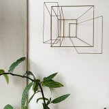 skulpturer, abstrakte, æstetiske, geometriske, minimalistiske, arkitektur, guld, metal, abstrakte-former, Køb original kunst og kunstplakater. Malerier, tegninger, limited edition kunsttryk & plakater af dygtige kunstnere.