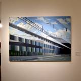 malerier, figurative, geometriske, arkitektur, bevægelse, mønstre, transportmidler, blå, grå, hvide,  bomuldslærred, olie, sceneri, Køb original kunst og kunstplakater. Malerier, tegninger, limited edition kunsttryk & plakater af dygtige kunstnere.