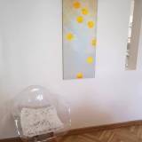 Gule Prikker | Malerier | Agnieszka Zawisza | Originalt oliemaleri er Agnieszka Zawisza | Beauton Art Gallery malerier, abstrakte, farverige, ekspressionistiske, grafiske, botanik, havet, mønstre, beige, blå, turkise, gule, hørlærred, olie, abstrakte-former, smukke, samtidskunst, interiør, bolig-indretning, kærlighed, moderne, moderne-kunst, nordisk, flotte, romantiske, vand, Køb original kunst og kunstplakater. Malerier, tegninger, limited edition kunsttryk & plakater af dygtige kunstnere.