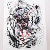 Figurations V - 73cm x 55cm. Original silketryk af kunstner Zuzanna Sitarska kunstgalleri. kunstværker. online kunst. kunstner. original kunst print og malerier af kunstneren Zuzanna Sitarska