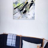 malerier, abstrakte, geometriske, grafiske, pop, arkitektur, mønstre, videnskab, teknologi, sorte, grå, hvide, gule, akryl, hørlærred, tusch, abstrakte-former, arkitektoniske, samtidskunst, dansk, dekorative, design, interiør, bolig-indretning, moderne, moderne-kunst, nordisk, skandinavisk, Køb original kunst og kunstplakater. Malerier, tegninger, limited edition kunsttryk & plakater af dygtige kunstnere.