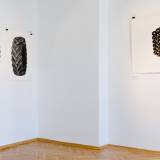 TIRES linocut_Doctorate Degree exhibition