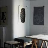 TIRES linocut_interior