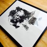 Uden Titel 2 | Tegninger | Ola Juliussen | Beauton Art Gallery tegninger, abstrakte, figurative, monokrome, portræt, surrealistiske, botanik, natur, mennesker, sorte, hvide, papir, tusch, abstrakte-former, sort-hvide, ansigter, Køb original kunst af den højeste kvalitet. Malerier, tegninger, limited edition kunsttryk & plakater af dygtige kunstnere.