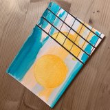 gouache-malerier, akvarel-malerier, geometriske, grafiske, arkitektur, mønstre, himmel, blå, turkise, gule, gouache, papir, akvarel, smukke, bygninger, byer, samtidskunst, dekorative, design, interiør, bolig-indretning, moderne, moderne-kunst, sol, Køb original kunst og kunstplakater. Malerier, tegninger, limited edition kunsttryk & plakater af dygtige kunstnere.