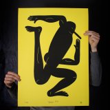 plakater-posters-kunsttryk, giclee-tryk, børnevenlige, figurative, grafiske, minimalistiske, pop, kroppe, tegneserier, humor, bevægelse, mennesker, sorte, blæk, papir, sjove, samtidskunst, københavn, dansk, dekorative, design, interiør, bolig-indretning, moderne, nordisk, plakater, tryk, skandinavisk, Køb original kunst og kunstplakater. Malerier, tegninger, limited edition kunsttryk & plakater af dygtige kunstnere.